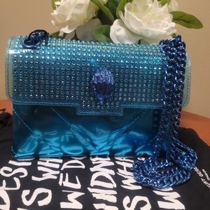 Kurt Geiger London Mini Kensington Quilted Tonal Crystal Crossbody Bag